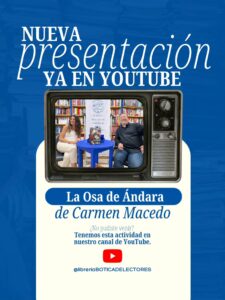 Lee más sobre el artículo [Vídeo] Presentación de La Osa de Ándara en Botica de Lectores